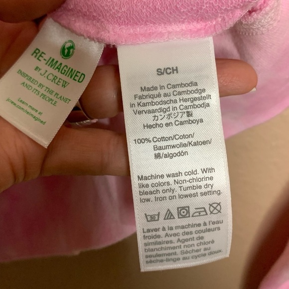 J.Crew Magic Rinse tie dye sweatshirt Size Small - Picture 6 of 6